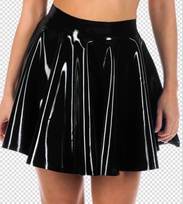 Flared Box-Pleat Skirt, adaptable latex product base