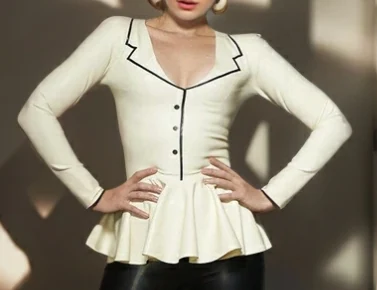 Asymmetric Cutout Top, adaptable latex product base